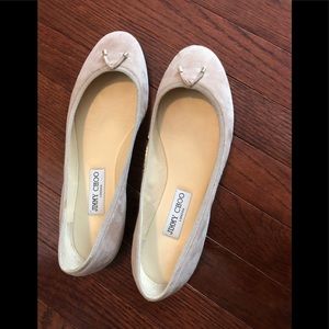 EUC Jimmy Choo suede flats